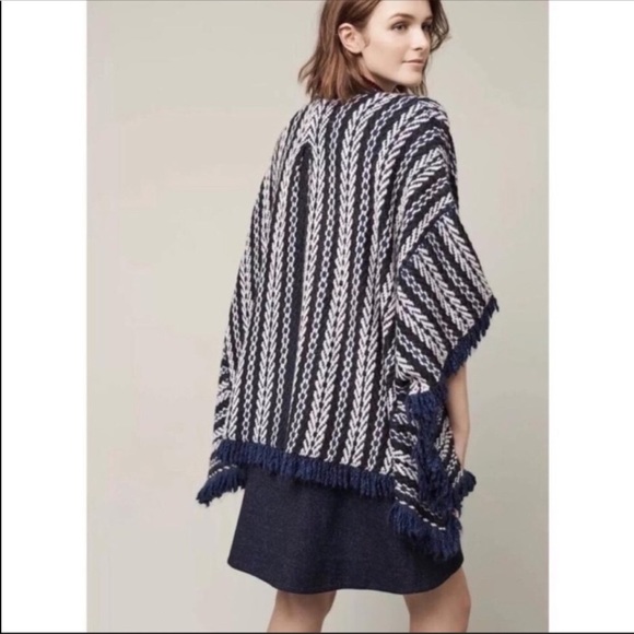 Anthropologie Sleeping On Snow Poncho - Picture 4 of 8